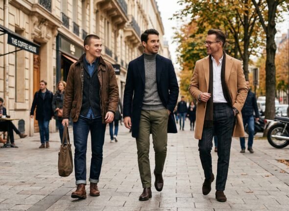 تنسيق ملابس رجالية