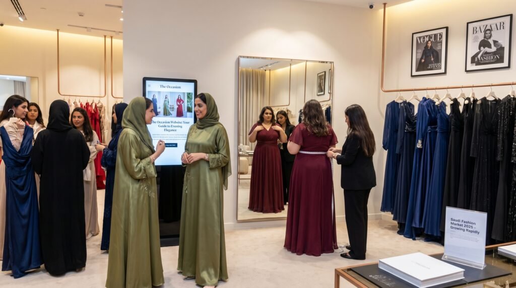 متاجر فساتين سهرة في السعودية